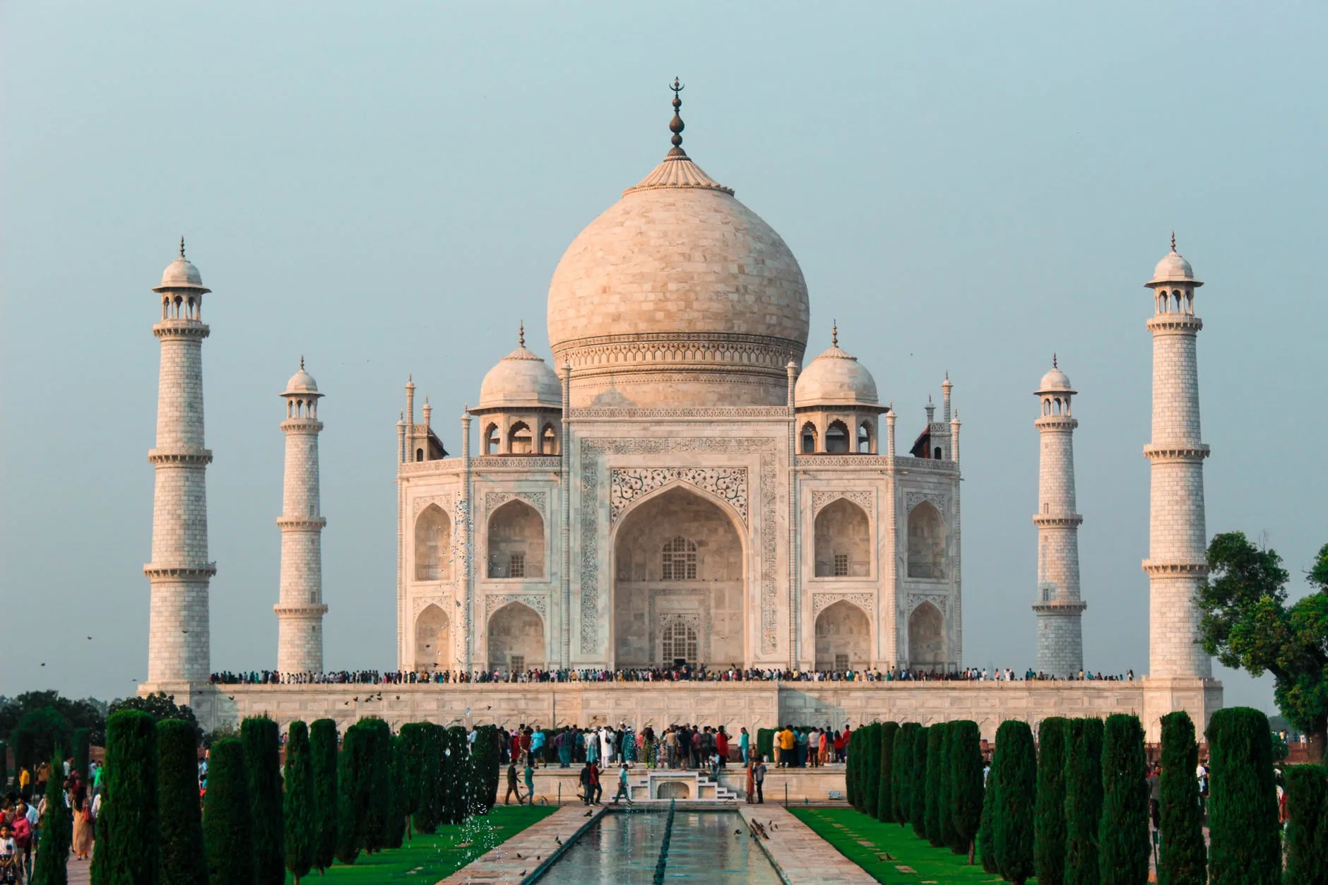 Das Taj Mahal in Indien